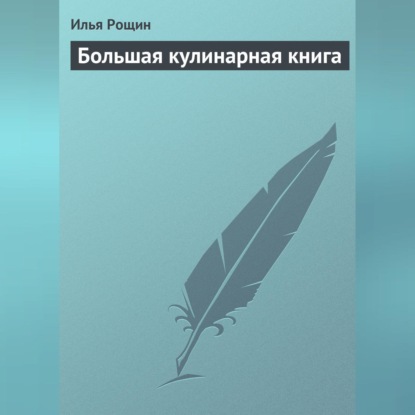 Большая кулинарная книга (Илья Рощин)
