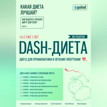 Какая диета лучшая? Как выбрать лучшую диету для себя? Часть 3. DASH-диета: диета для профилактики и лечения гипертонии (Владимир Давыдов)