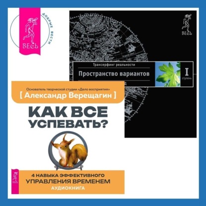 Как все успевать? 4 навыка эффективного управления временем. Трансерфинг реальности. Ступень I: Пространство вариантов (Вадим Зеланд)